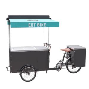 China OEM Luxury Large Storage Ice Cream Bicycle Cart With Long Using Life wholesale