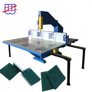China AC380/50HZ Vertical Sponge Foam Cutting Machine with Hot Melt Glue Laminating Function on sale
