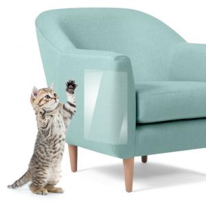 China Custom Pvc Cat Scratching Guard Pet Furniture Protector On Sofa 2 Pack wholesale