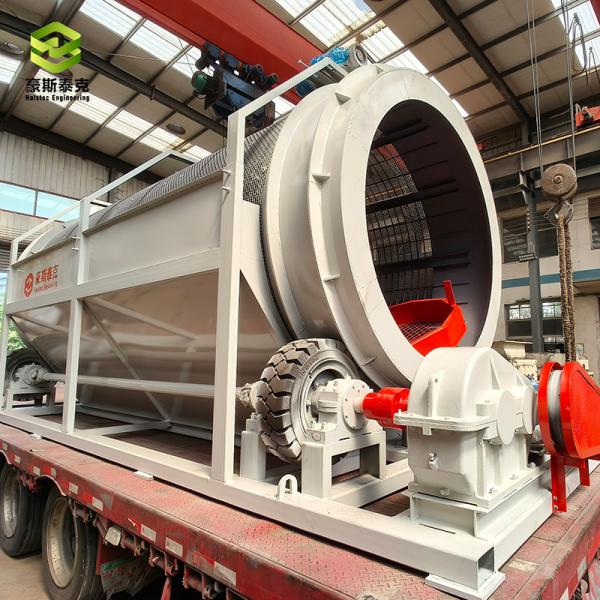 XS6000×2000 Round Roller Sieve 11kw for Brick Production