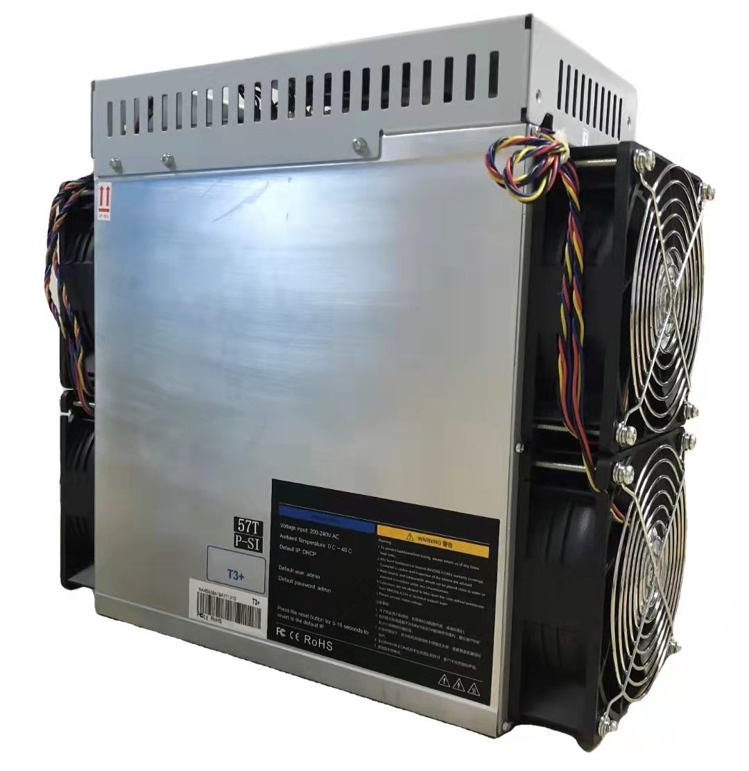 innosilicon T3H+ 50Th/s /T3+ 57Th s /67Th s 3100W /3300W In Stock Second-Hand