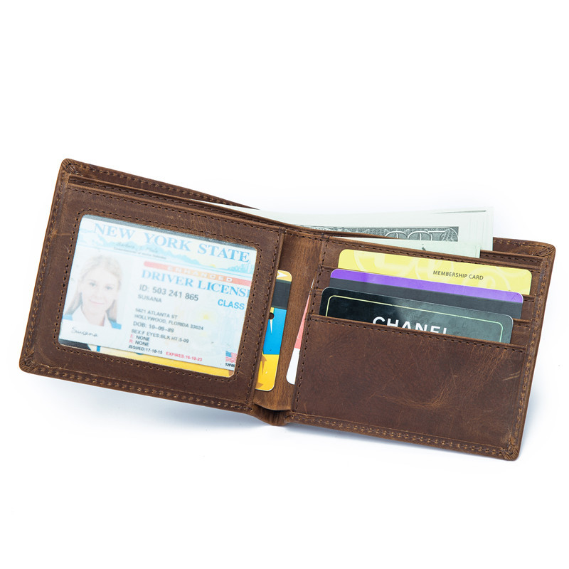 Minibook Creative Fashion Card Holder Multi Function Clip Wallet and Genuine Leather
