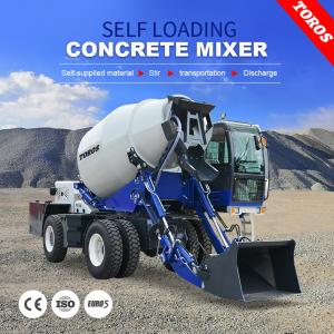 China Mobile Self Loading Concrete Mixer Truck 55KW Automated Operation on sale
