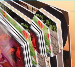 China Private 12x18 Korea Chorionic Paper / Round Corner Photo Album Refill Pages wholesale