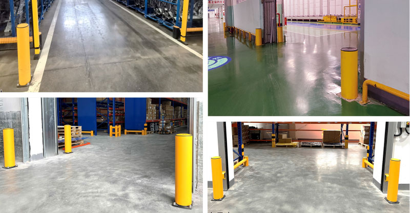 Safety Bollard Anti-collision Post Bollard Traffic Guardrails