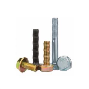 China ISO9001 2015 Certified Customized M5-M12 Carbon Steel Galvanized Zinc Hex Flange Bolt wholesale