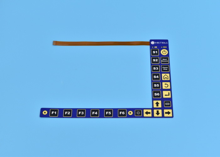 FPC Flexible Membrane Switch Keypad with Multiple Keys / Custom Shape