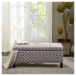 Double fabric tufted folding ottomans home goods wooden ottoman storage ottoman