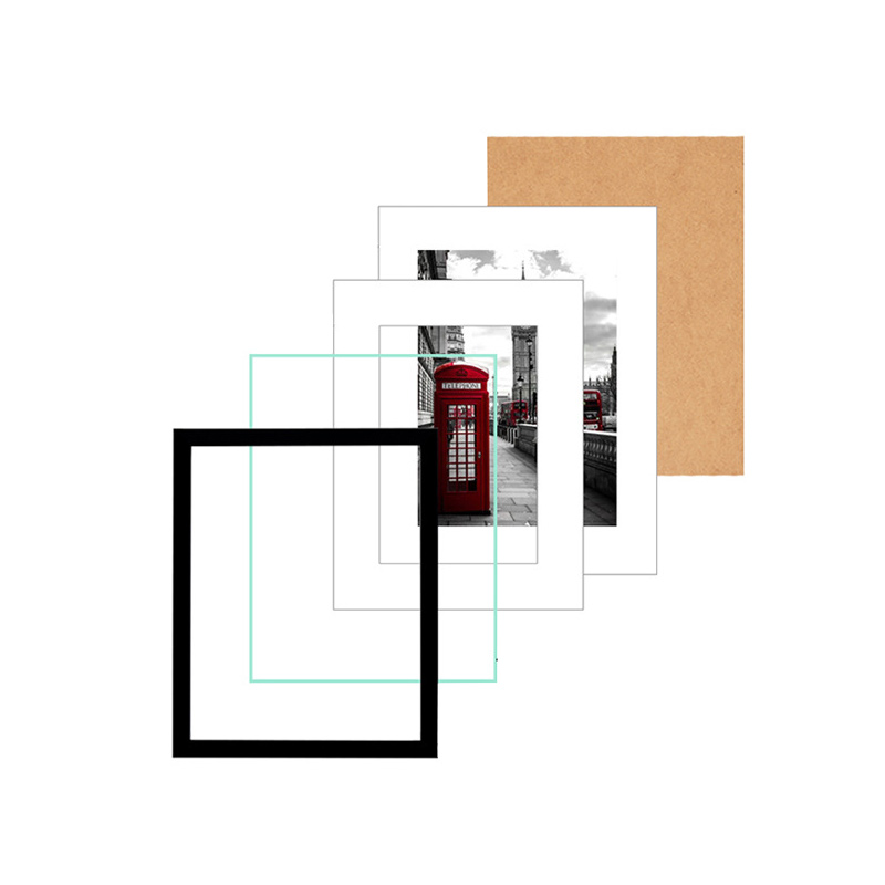 11*14 11*17 12*18 A3 Black Photo Frame Solid Wood Europe Style wooden photo frames for wall