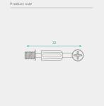 Jh-2170 Steel Minifix Spreading Bolts 32mm Furniture Panel Connector For K/D