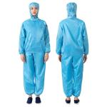 Anti Static Garments ESD 5MM Strip 2.5mm Grip Clean Room Coveralls