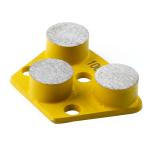 120 Grit Metal Bond Tooling Diamond Disc Concrete Floor Grinding Pads Wear