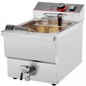 China Home Stainless Steel Single Electric Fryer Machine with Tab User-Friendly Design wholesale