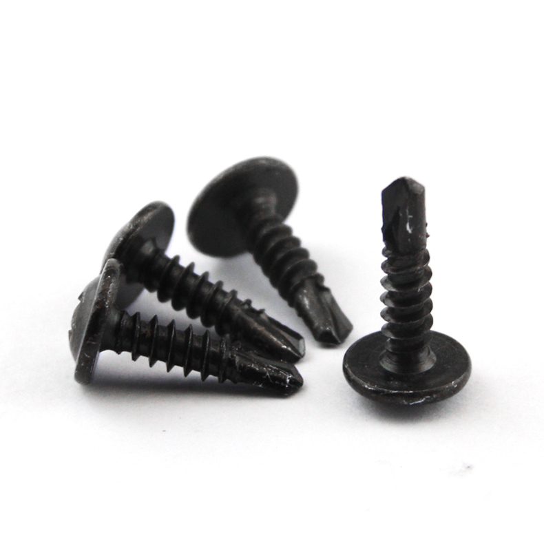 Self drilling dovetail screw with cross drilled design and DIN/GB/ISO thread types