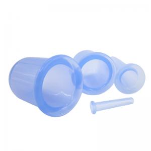 China 6pcs Body Facial Cupping Massage Silicone Cups ISO For Body Relaxation wholesale