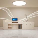 Modern Beauty Hospital Large Clinic Company Reception Counter with High Density