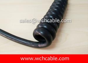 China UL21769 High Voltage Protection Power Control Curly Cable 105C 1000V (Sunlight Resistant) wholesale