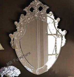 China Modern Art Venetian Wall Mirror 4mm Thickness Wall Mirror Long Life Span wholesale
