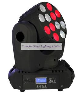 China 12x10W RGBW 4 in 1 Beam LED Moving Heads wholesale