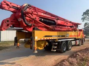 China Max Theoretical Output 180m3/h Used Concrete Pump Truck for Your Construction Business wholesale