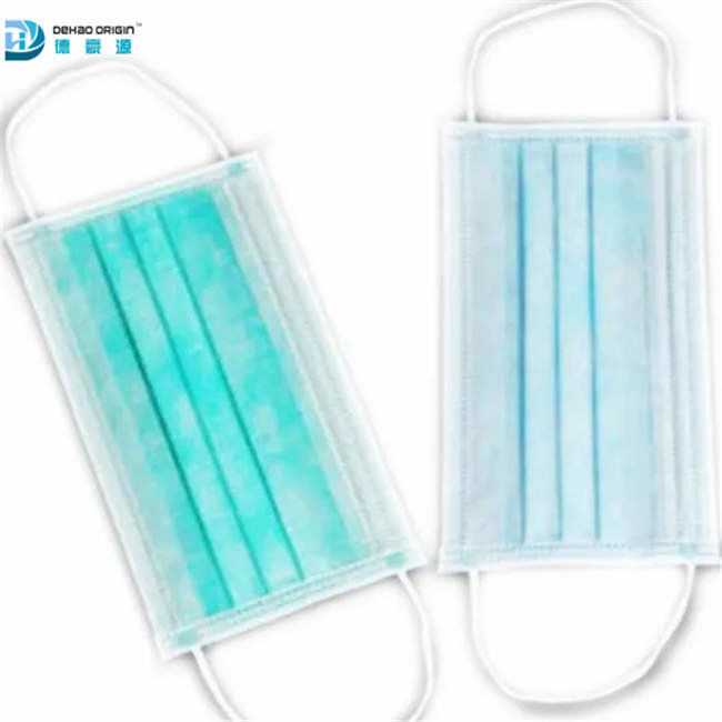 Ultrasonic Soldered 3 Grams Non Woven Fabric Earloop Mask