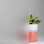 Acid Etched Glass for Bathroom Privacy Protection and Customized Logo Wall