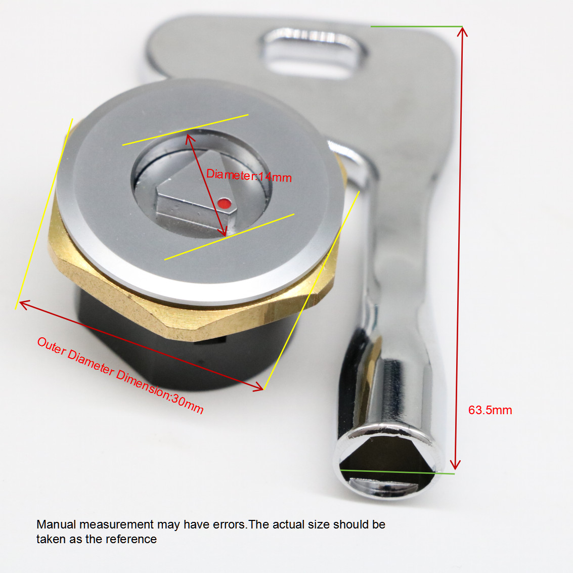 Elevator Power - Lock Triangle Lock Best Triangle Lock for Otis/KONE Elevators