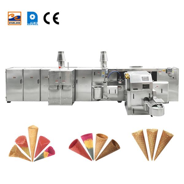 Automatic Multi-Functional Waffle Ice Cream Biscuit Production Equipment, With After-Sales Service