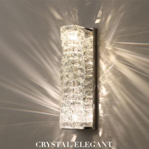 China Artistic Indoor Modern Crystal Wall Lamp Living Room Decoration AC85V wholesale