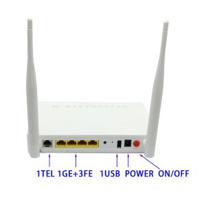 China ZTE F660 V8.0 GPON ONT Modem 1GE 3FE VOICE 1TEL 2.4GWiFi 5DBI English Firmware wholesale