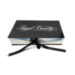 High End Luxury Laser Paper Hair Extension Packaging Gift Boxes with Ribbon Bow
