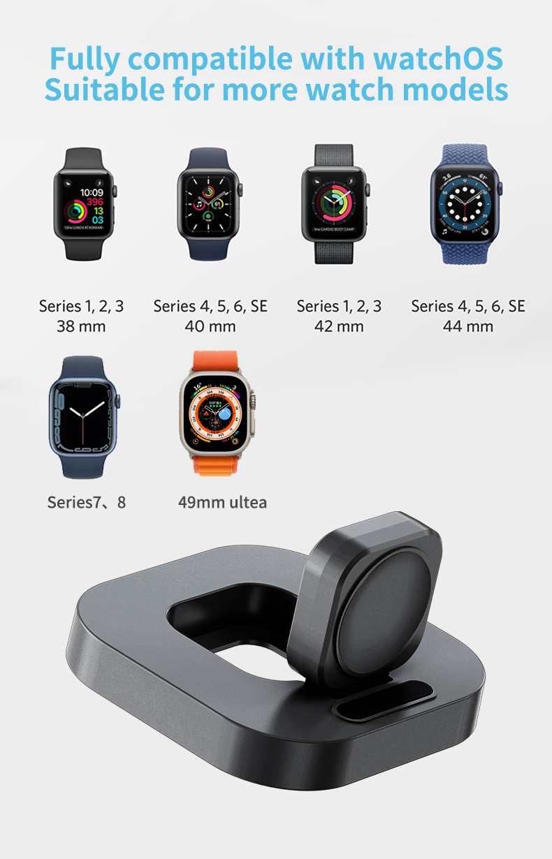 5V/2A Input Voltage and Current Magnetic Fast Wireless Charging Qi For Smart Watch iWatch