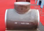 Customized Butt Welde Tee , Bevel Groove Weld 12CrMo 15CrMo 12Cr1MoV