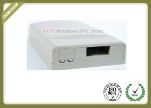 China ABS Material Fiber Optic Tools , 2 Cores Fiber Optic Termination Box With SC APC Adapter wholesale