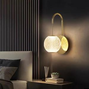 China Modern Light Luxury Dragon Bead Restaurant Spherical Lamp Bedroom Wall Lamp Villa Revolving Staircase Chandelier Loft Shared Chandelier wholesale