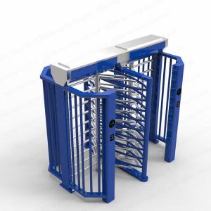 China 510mm 120 Degree Full Body Turnstile Gyms Ic Card Scaning Rotating Barriers Gate Manufacture on sale
