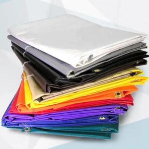 China Affordable 50-300gsm Pe Tarpaulin for Truck Waterproof High Strength and Light Weight wholesale