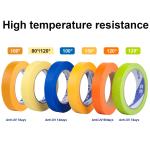Automotive Body Shop Crepe Painters Masking Tape With 120 Degree Temperature