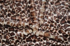 China 530gsm Leopard Print Polyester Fabric For Unique Fashion 100% Polyester Fabric wholesale