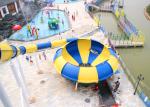 Fiberglass Space Bowl Water Slide Outdoor Water Park Equipment