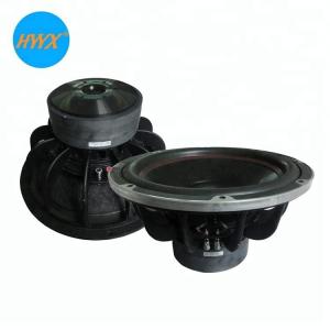 China Paper Cone Dual 2ohm 2500W RMS SPL 15 Inch Subwoofer wholesale