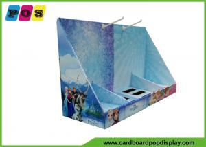 China Pop Corrugated Counter Display Box With Hooks for Retail CDU091 wholesale