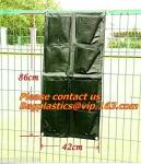 Garden Vertical Planter Multi Pocket Wall Mount Living Growing Bag Felt Indoor
