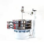 SUS304 Fine Powder Brush Vibrating Screen Rotary Sieve For Sulfur Powder