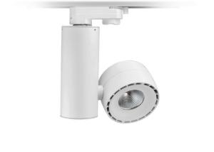China IP20 15W LED Ceiling Track Lights 90Ra Lifud Driver 60 Degree with 3 Wires wholesale