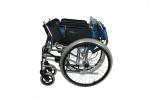 X Frame folding Nylon 125KG Economy Manual Wheelchair