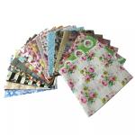 Polka Dot Gingham Double Color Background Tissue Paper Wrap For Shoe Box Nail