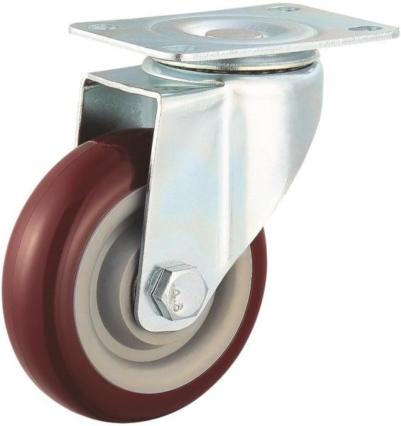 PVC Wheelchair Material Trolley Wheel All Size Caster Wheel 32mm Thickness with