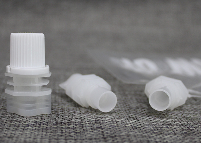 8.6mm Food Grade Suction Nozzle Screw Cap With Spout For Drinking Bag