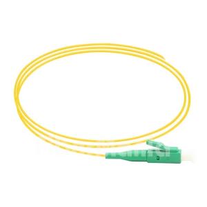 China LC/APC Fiber Optic Pigtail 0.9mm Simplex Single Mode Yellow Jacket wholesale